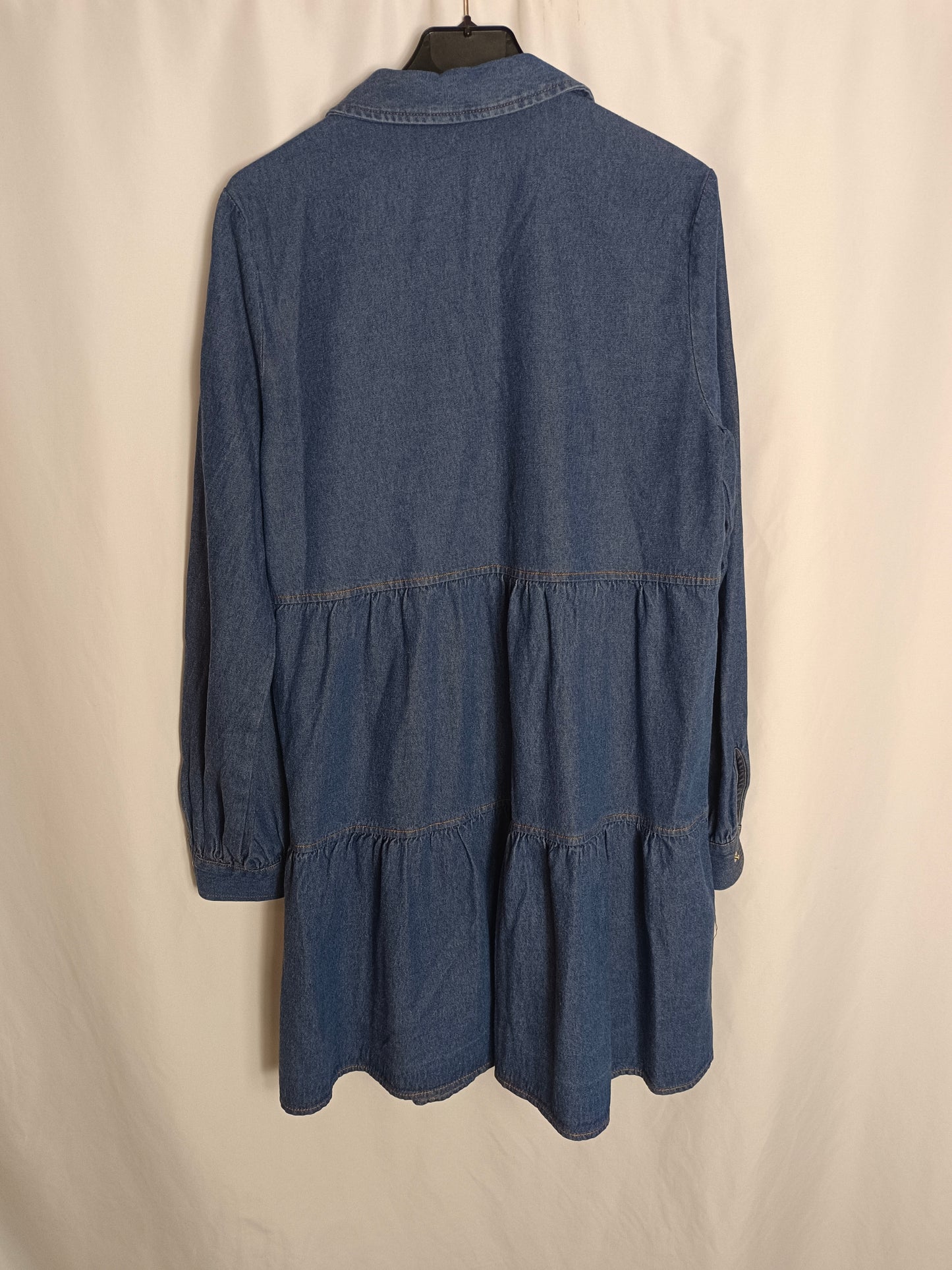 ZARA. Tm buttoned denim dress