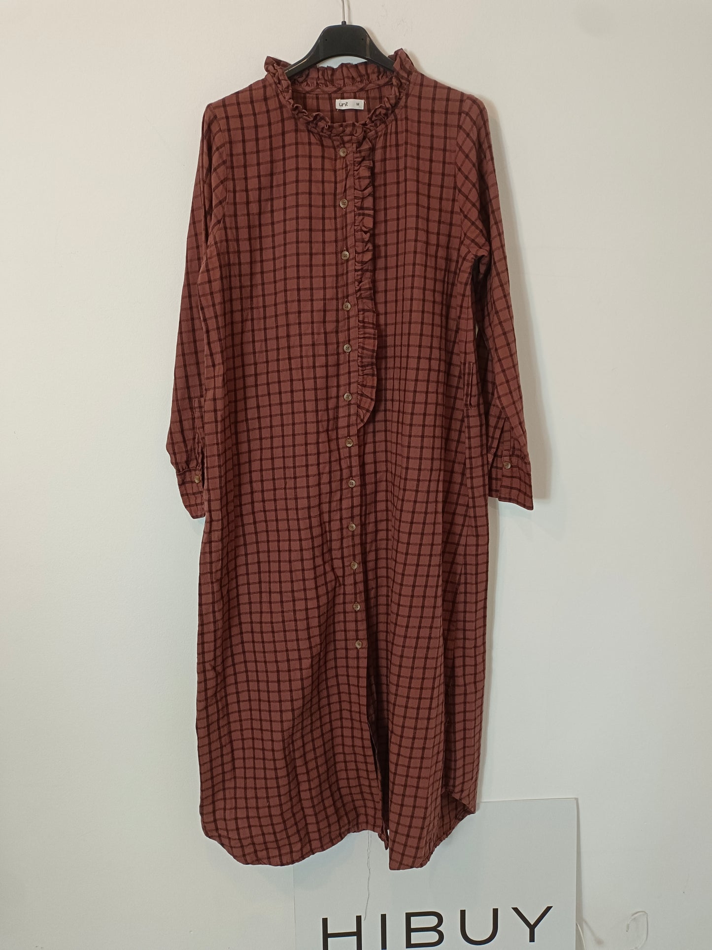 UNIT. Checkered midi dress TM