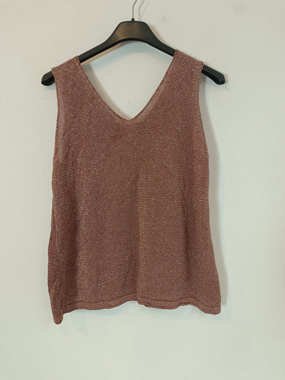 OTRAS. top burdeos punto hilo TU(S)