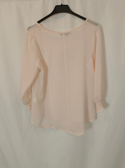 CREATE. Fluid pink blouse T.38