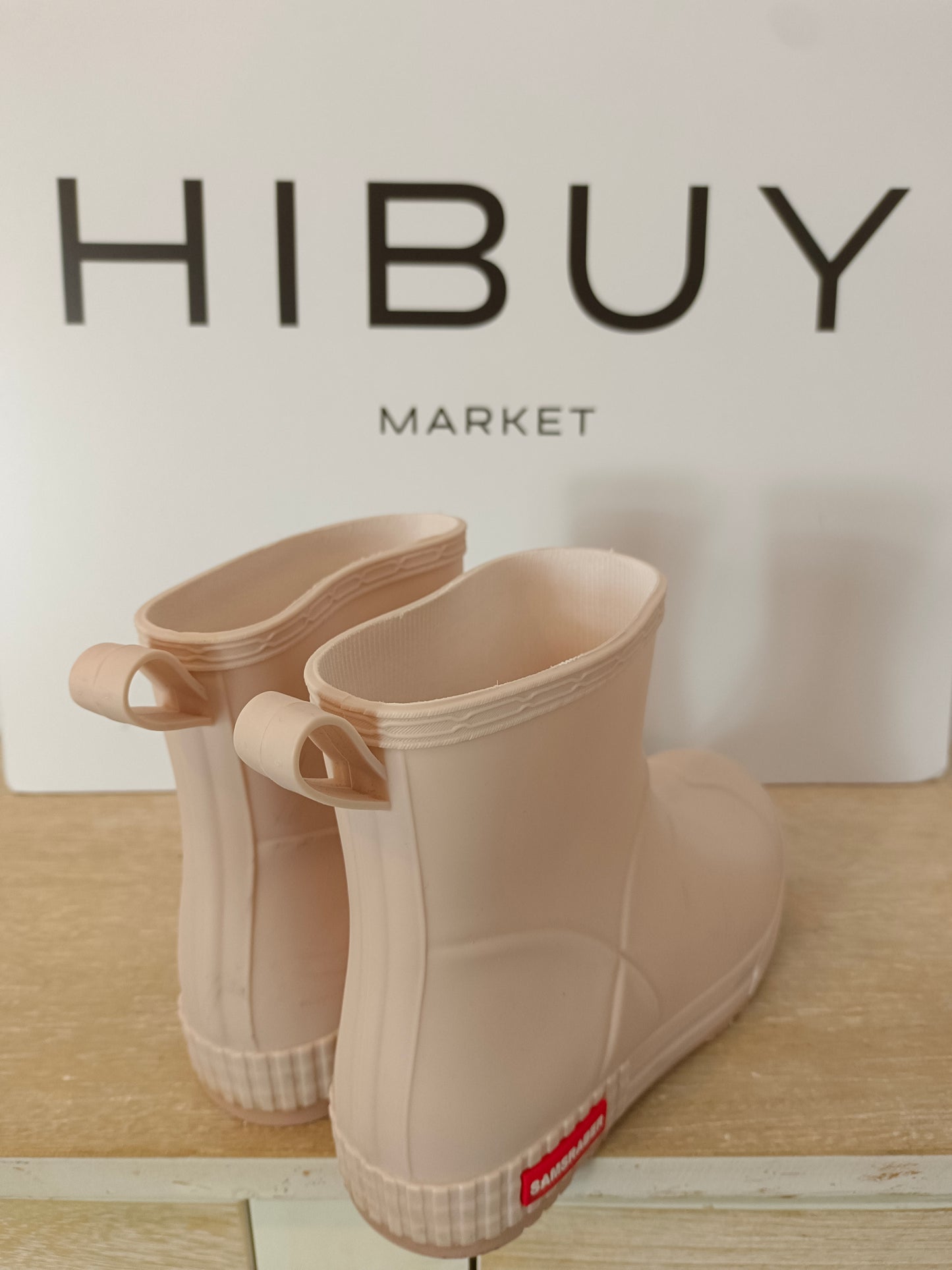 SAMSRABER. Pink rain boots size 39 (TARA)