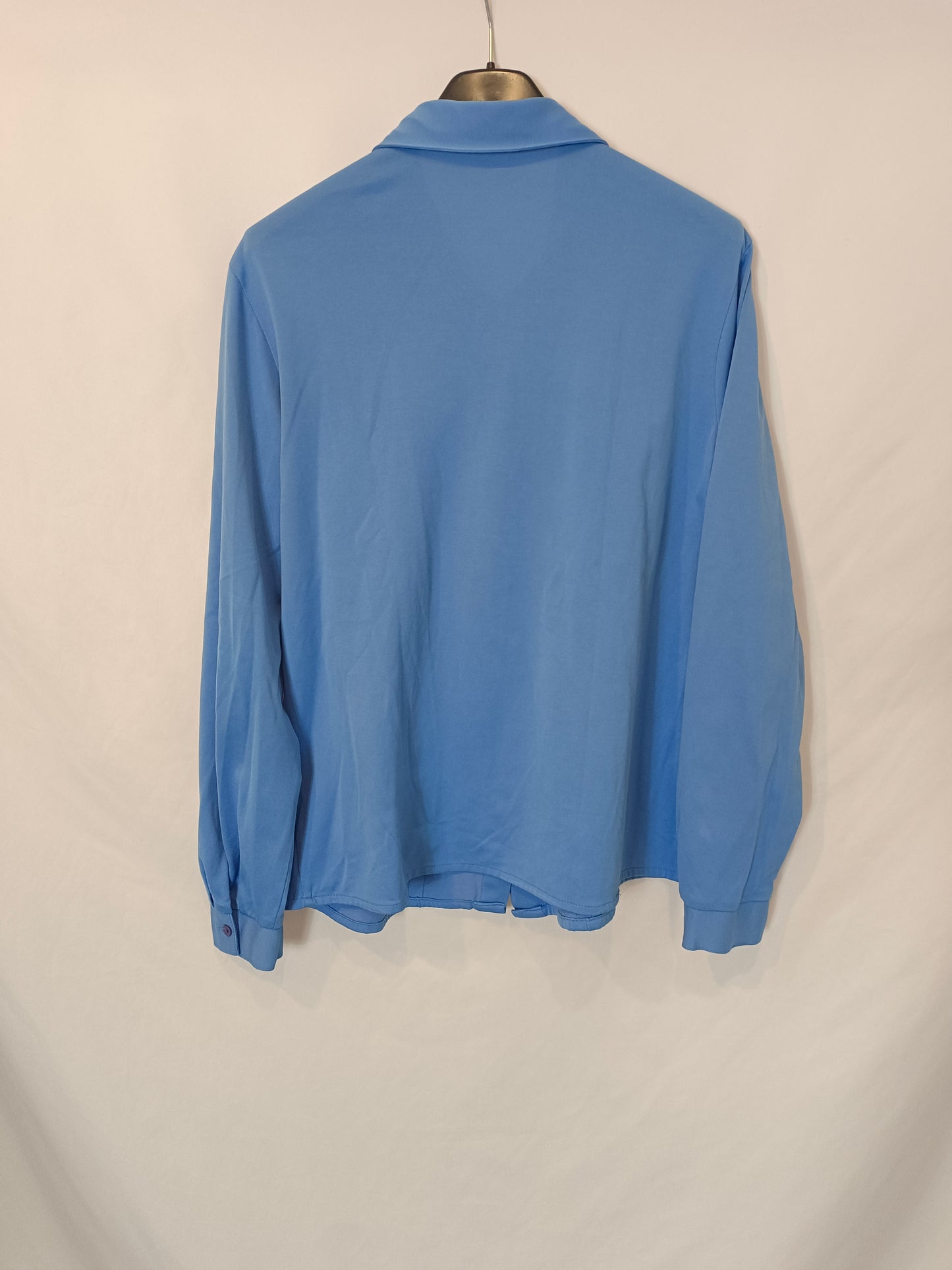 OTRAS. Blusa azul bordada TU(S)