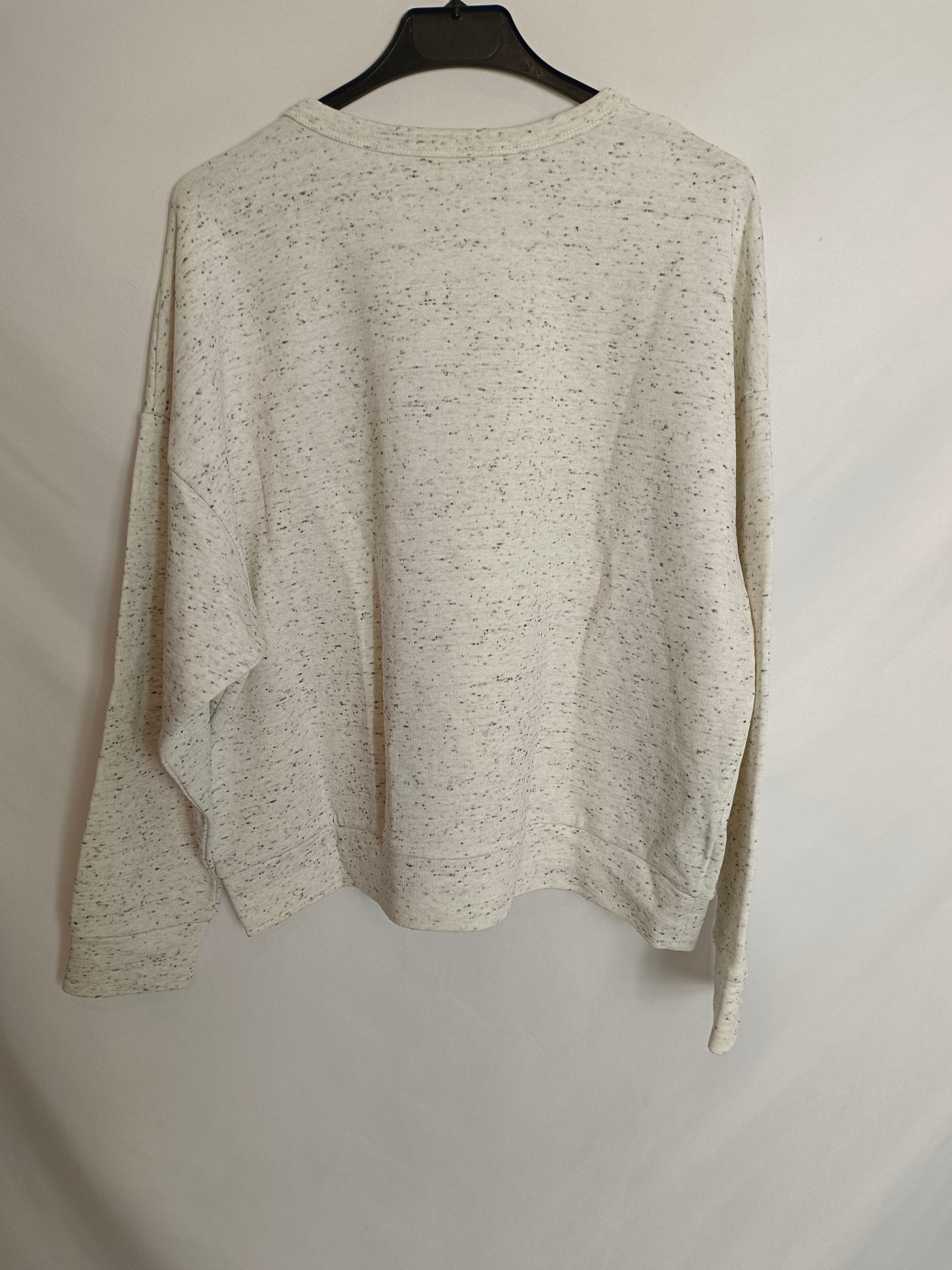 SLOWLOVE. Sudadera gris jaspeada T.xs-s