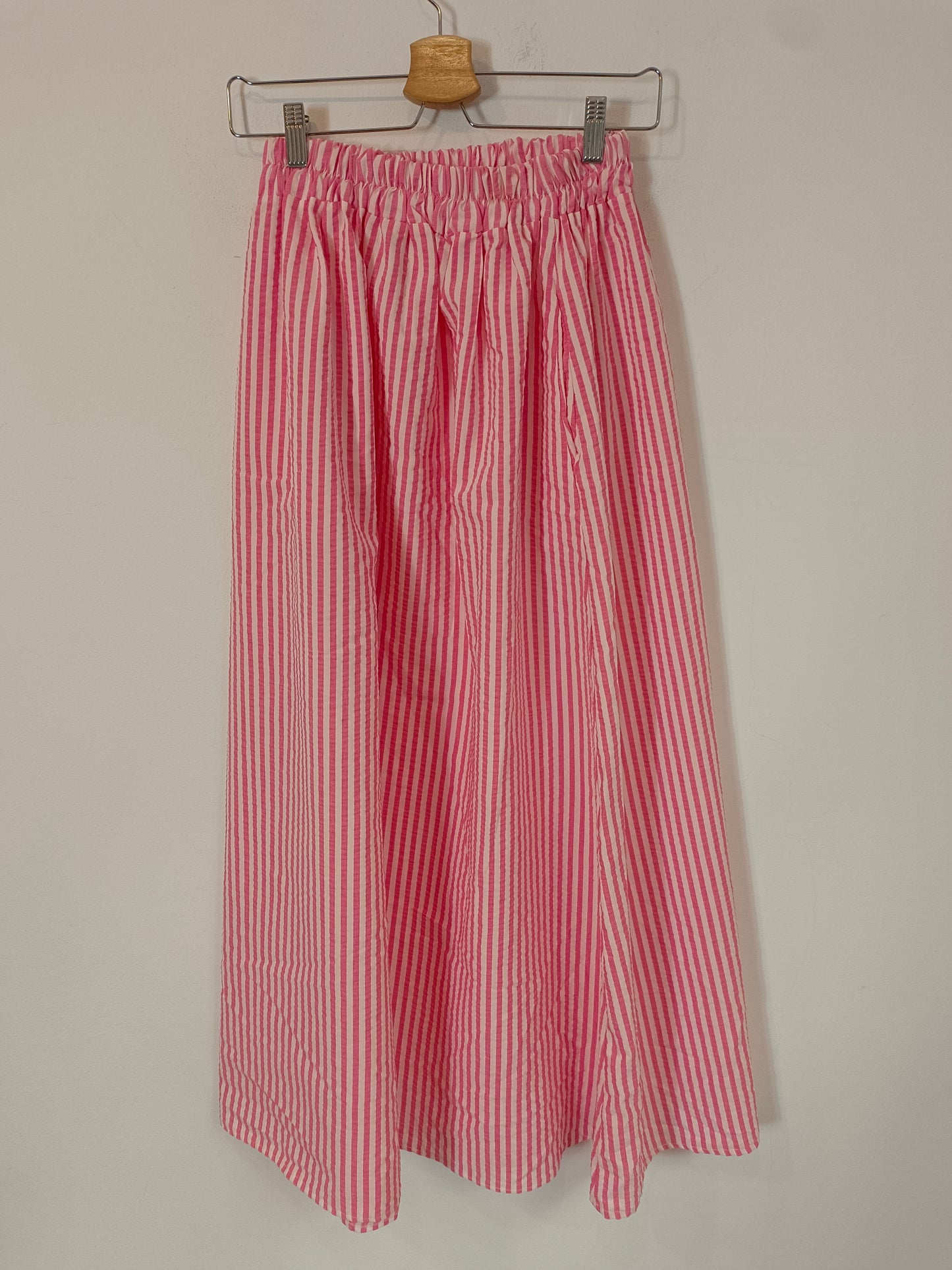 OTRAS. Falda midi rayas T.S/M