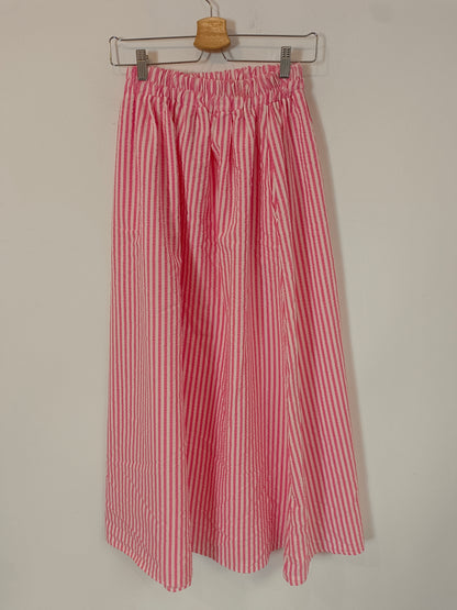 OTRAS. Falda midi rayas T.S/M