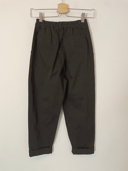 ZEROASSOLUTO. Black pleated trousers size 34