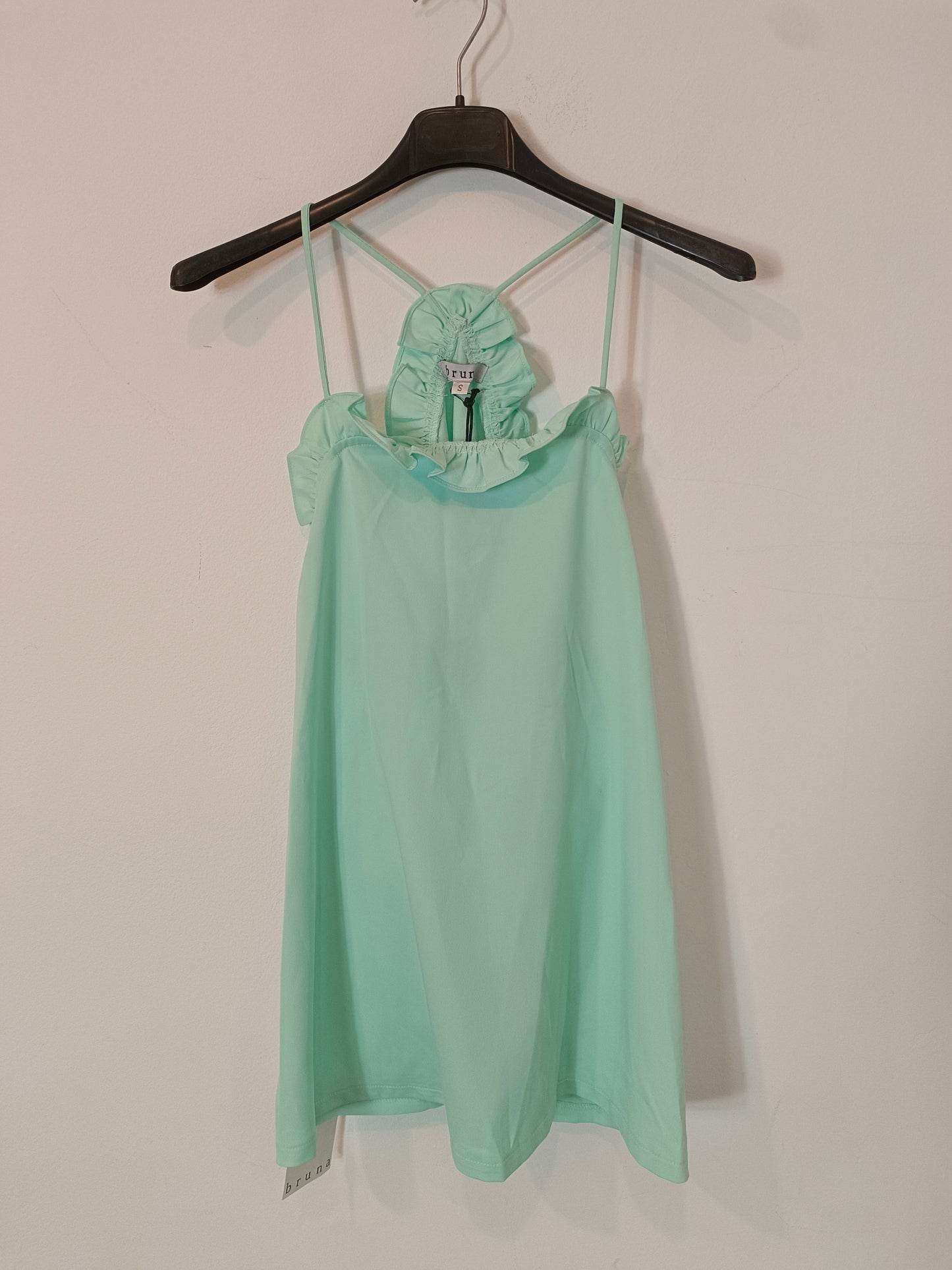 BRUNA. Turquoise Flowy Top Ts