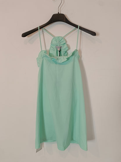 BRUNA. Turquoise Flowy Top Ts