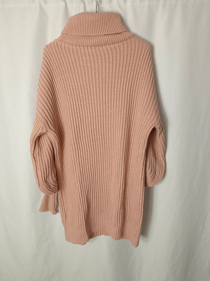 OTRAS. Jersey rosa cuello alto TU(M)