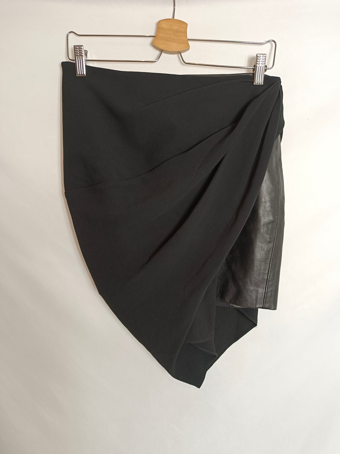 ALEXANDER WANG. falda doble textura T.4(m/l)