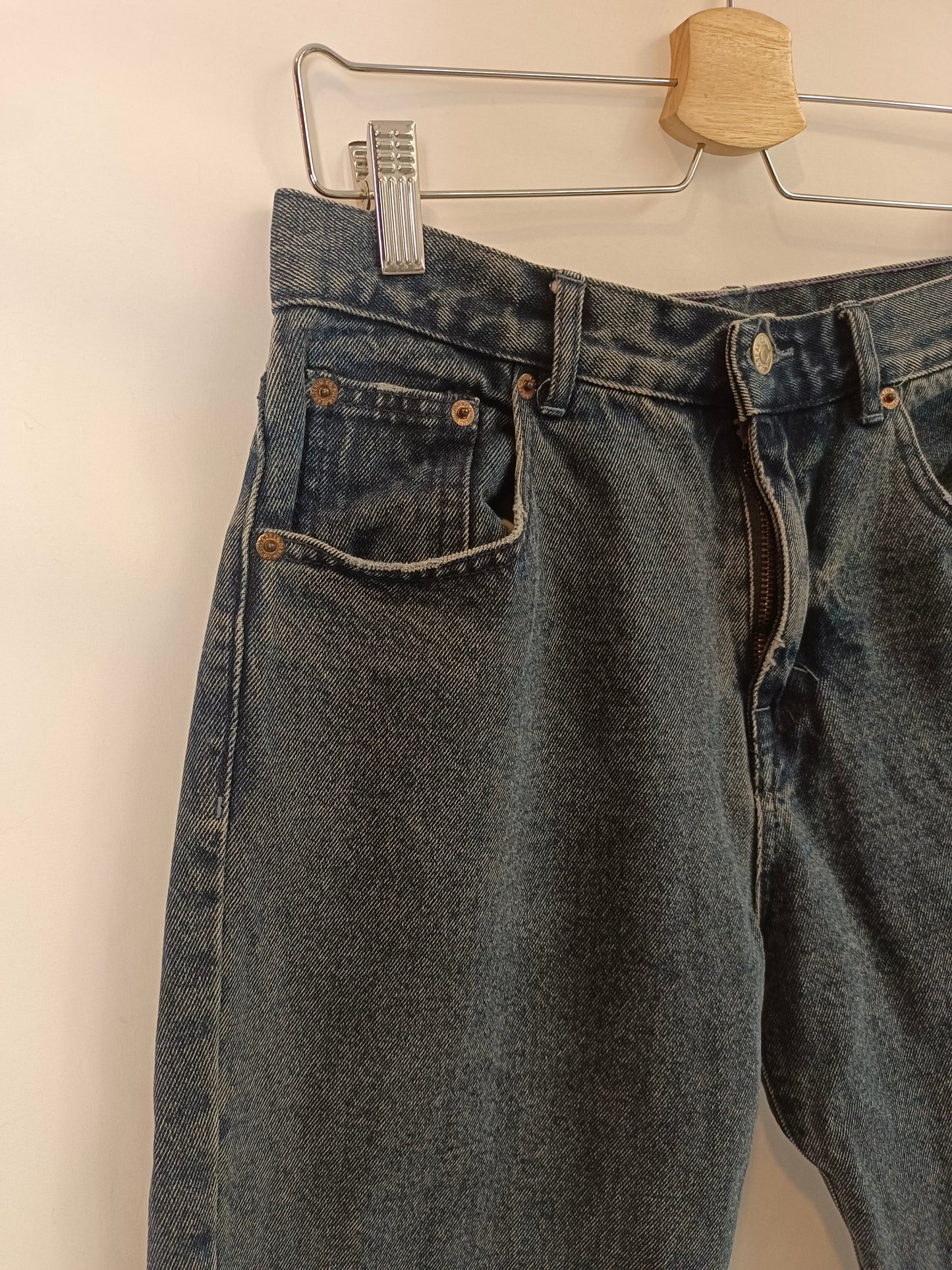 PULL&BEAR. Pantalón denim "regular" T.42