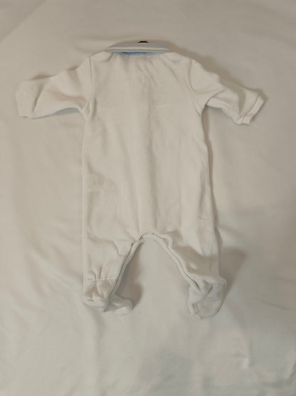 HUGO BOSS. Pijama blanco y azul T.1