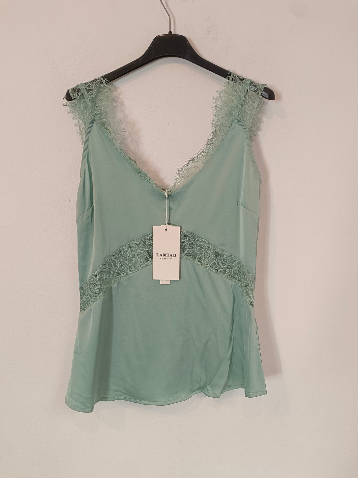 LAMIAR. Top lencero verde aguaT.U(S)