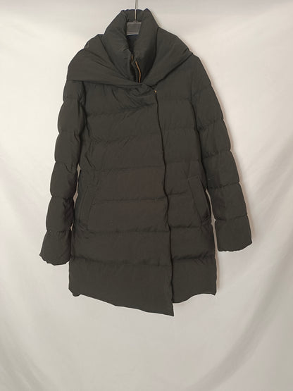 ZARA. Plumas negro cruzado T.xs