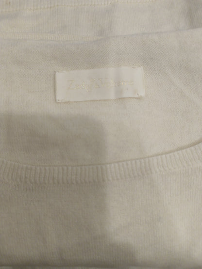 ZADIG& VOLTAIRE.   Chaleco beige rotos  T.s