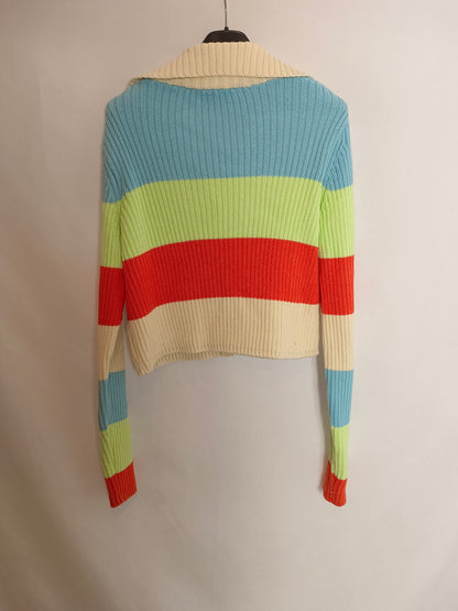 ZARA. Jersey abonado rayas T.m