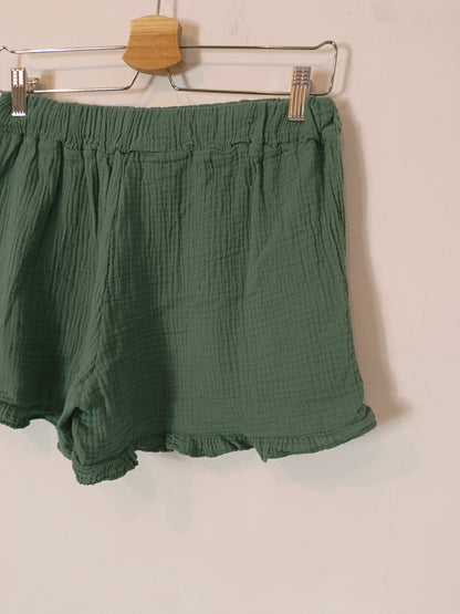 CARLOTA&CO. total look verde tejido bambula T.s/m