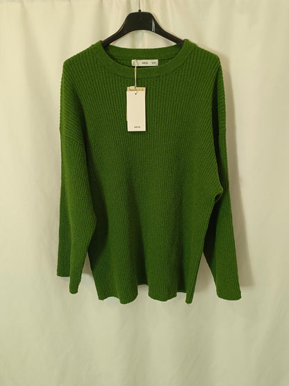 MANGO. jersey fluido canalé T.s