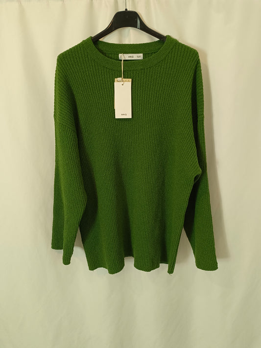 MANGO. jersey fluido canalé T.s