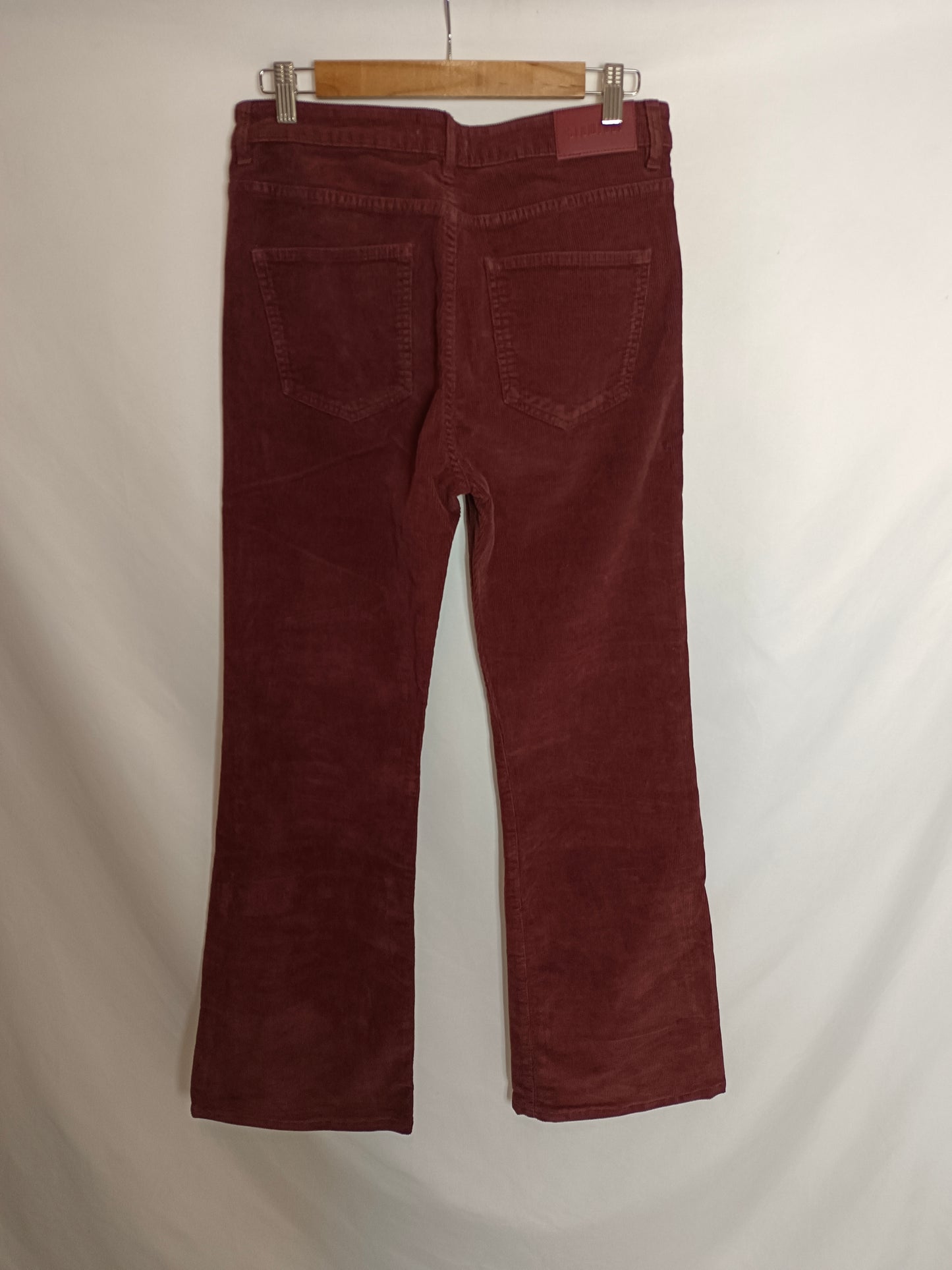 SLOWLOVE. Corduroy bell-bottom trousers, size 42