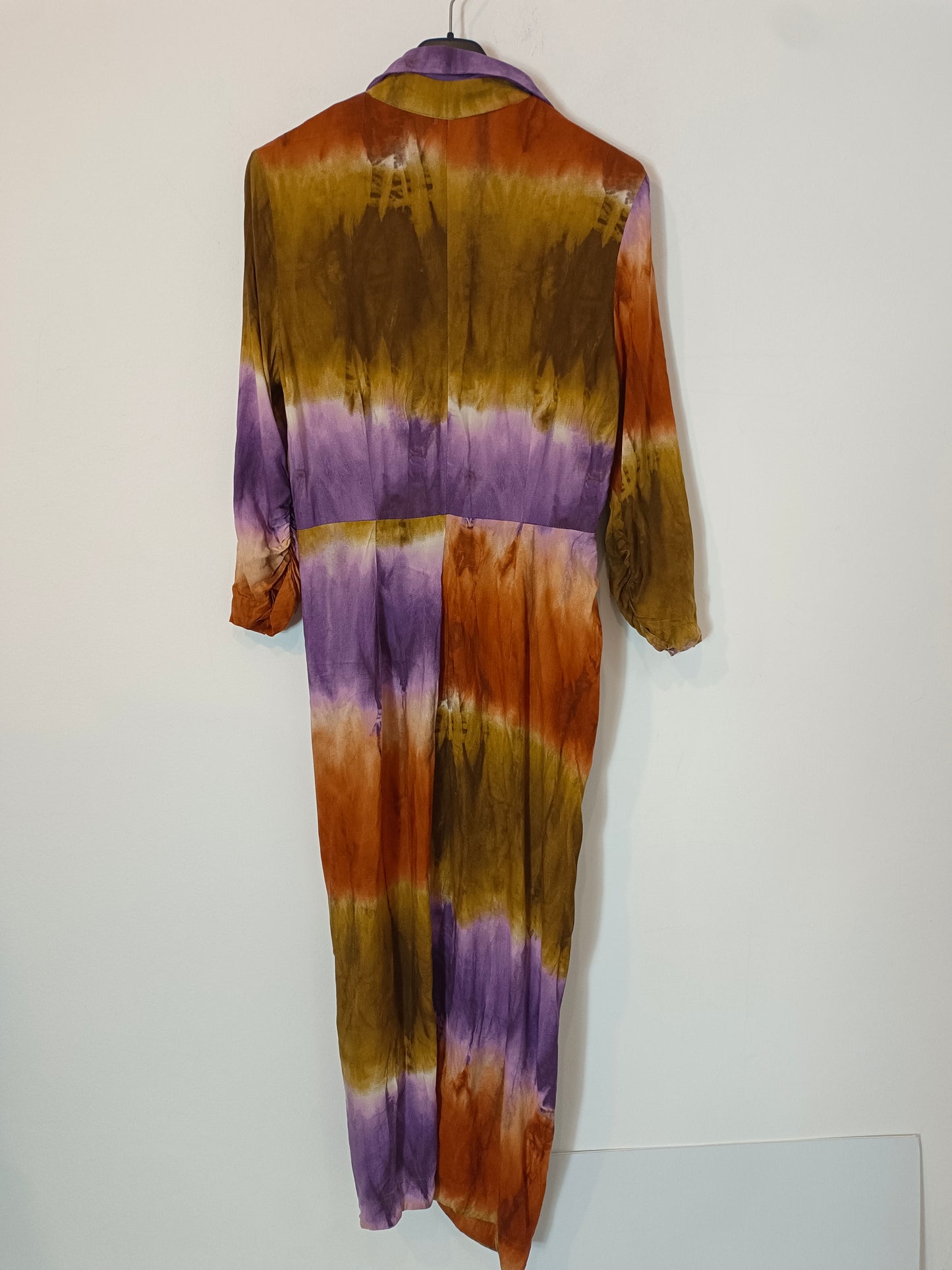 SFERA. Vestido midi tie dye T.s