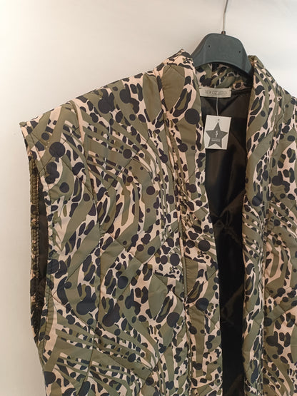 OTRAS. Chaleco acolchado estampado TU(S)