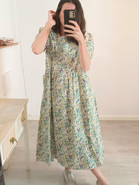 MARIETH. Ts floral midi dress
