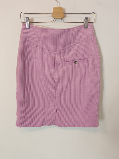 ISABEL MARANT. Mauve corduroy skirt, size 38