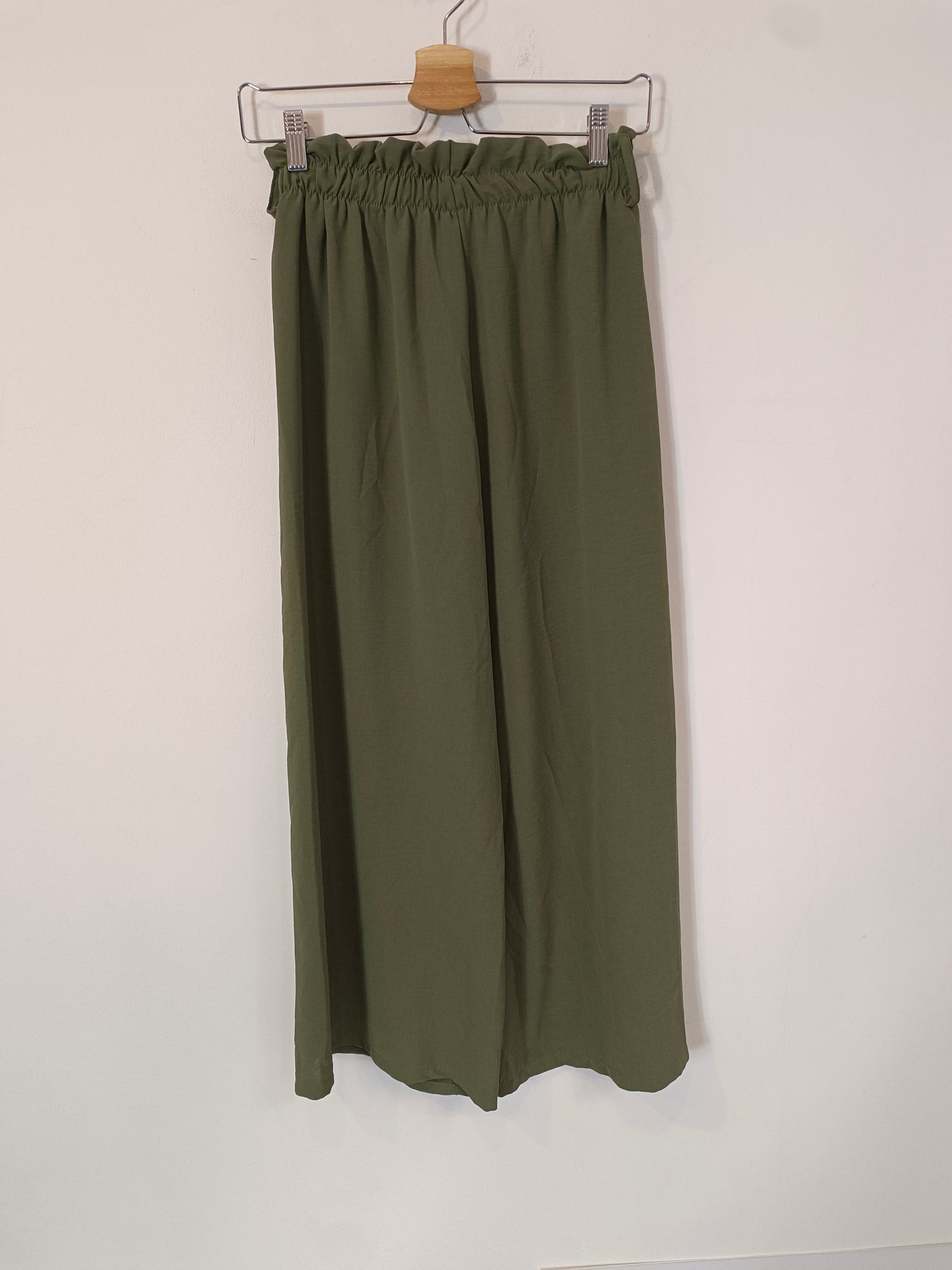 OTHERS. Green wide-legged trousers YOUR(s)