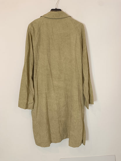 ZARA. Chaqueta fluida verde T.m