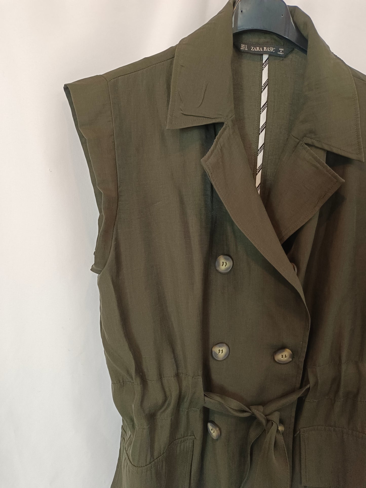 ZARA. Green vest/dress Ts