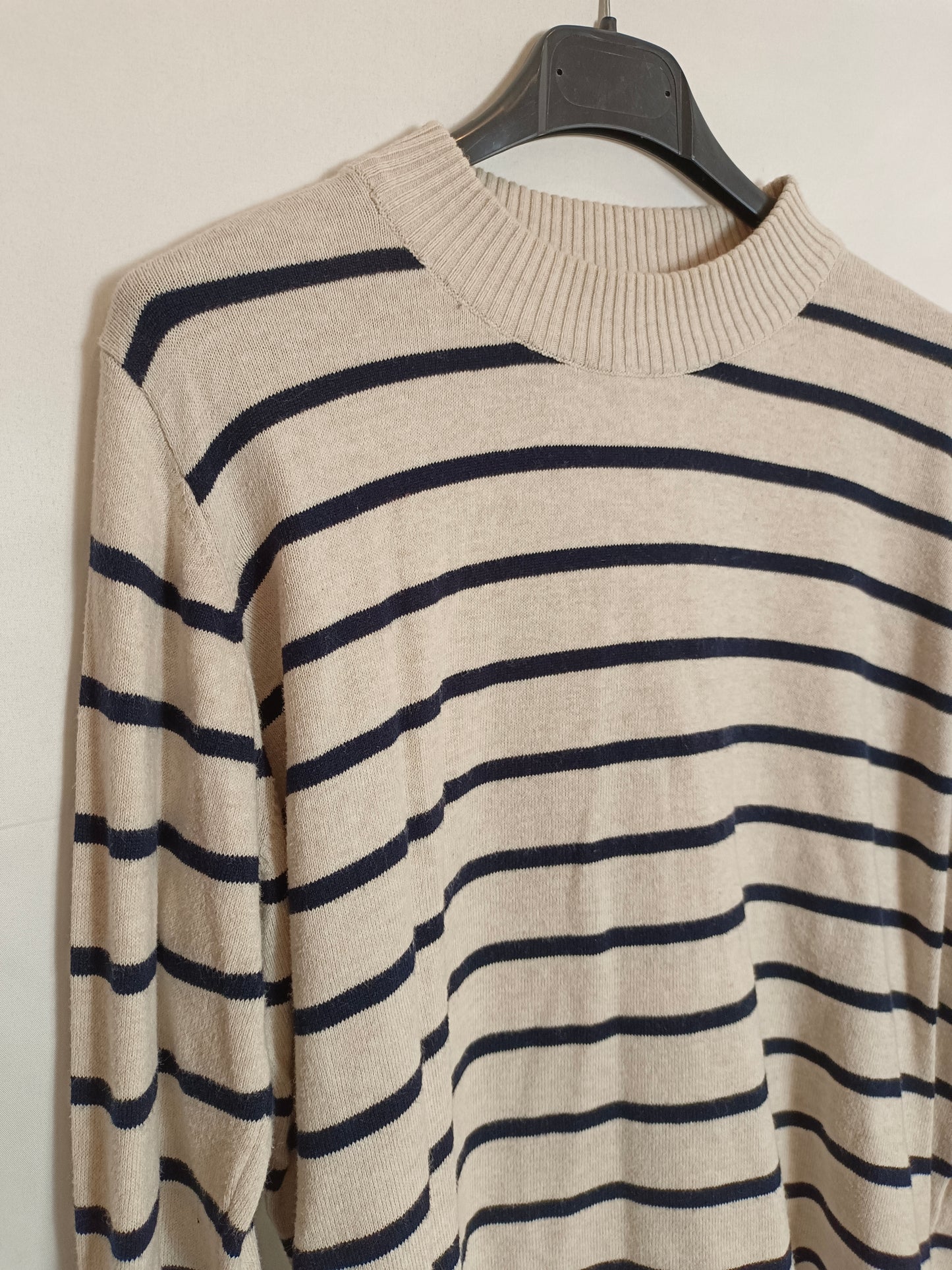 SFERA. Jersey beige rayas T.m