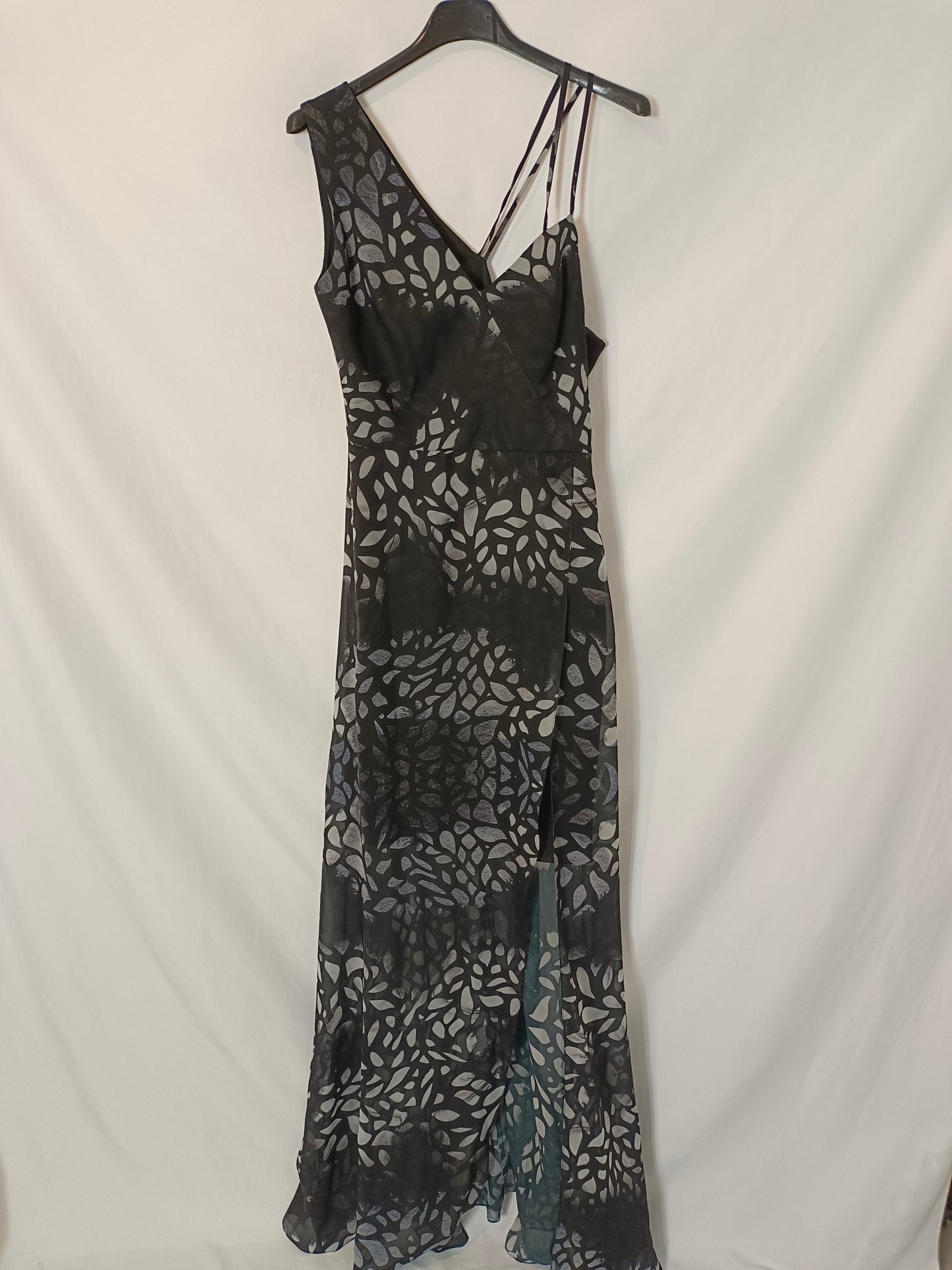 CAROLINA TOLA. Vestido largo estampado TU(S)