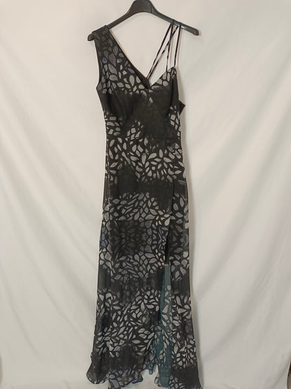 CAROLINA TOLA. Vestido largo estampado TU(S)