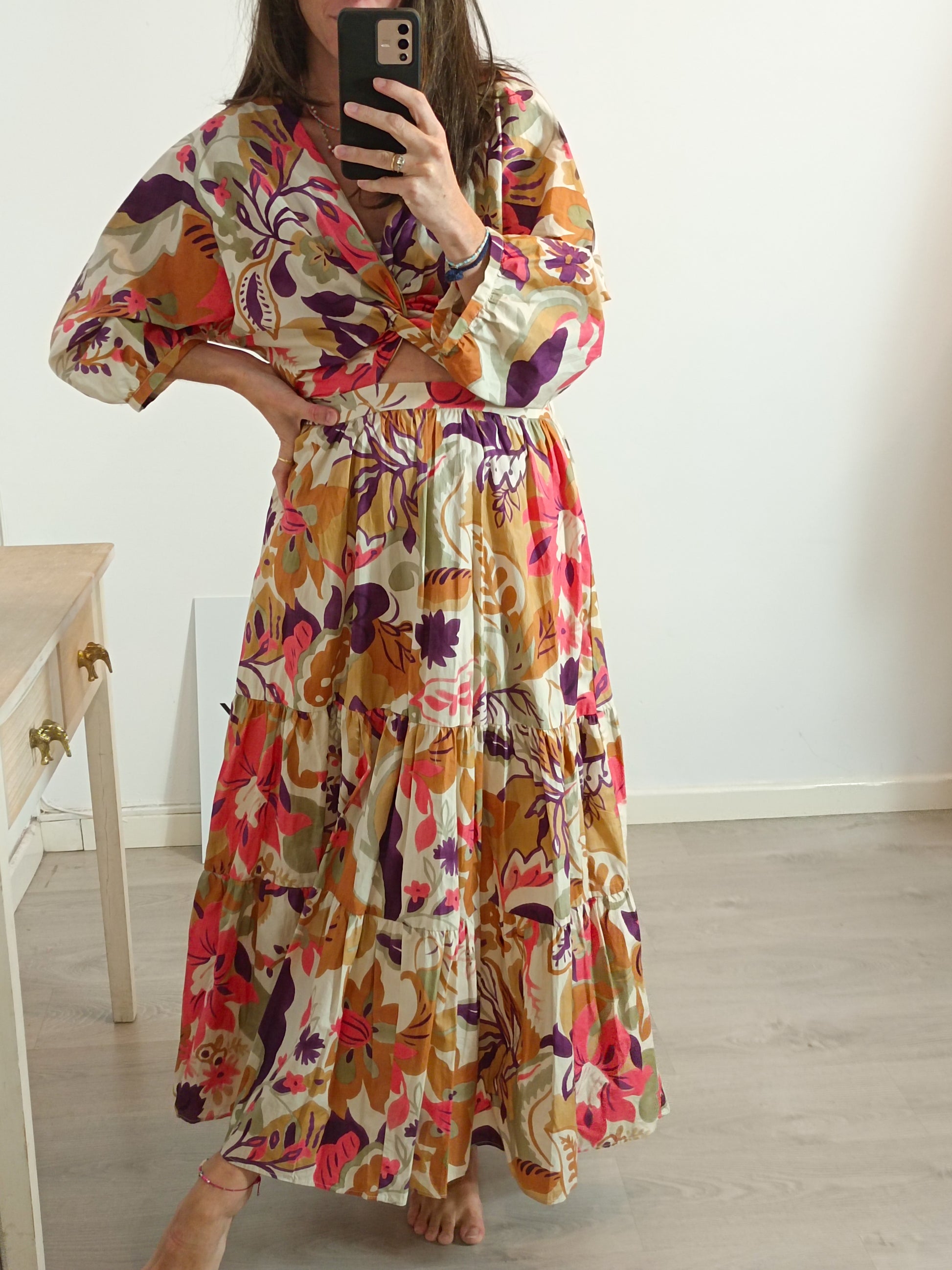 zara floral maxi dress ZARA. Long floral dress Ts – Hibuy market