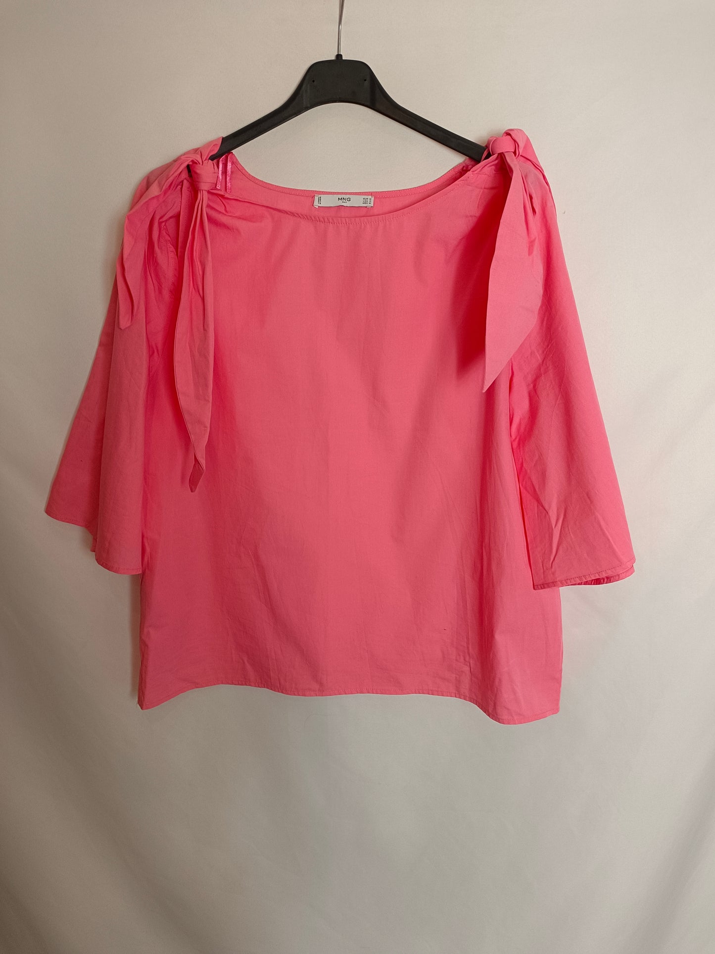 MANGO. Pink bow top TM