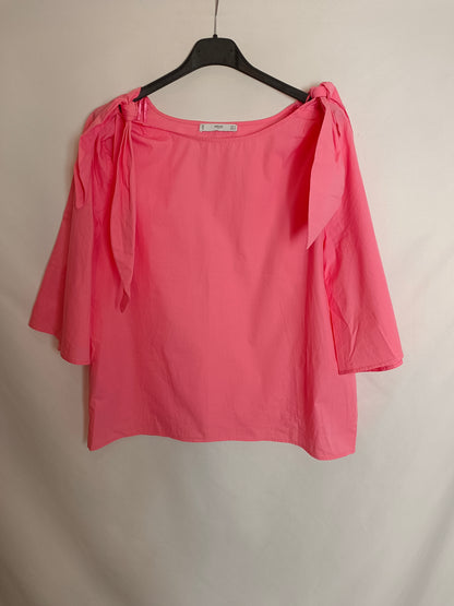 MANGO. Pink bow top TM