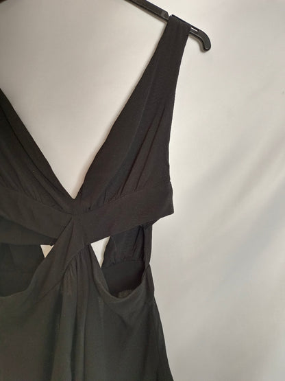 ZARA. Top negro aperturas  T.u(s)