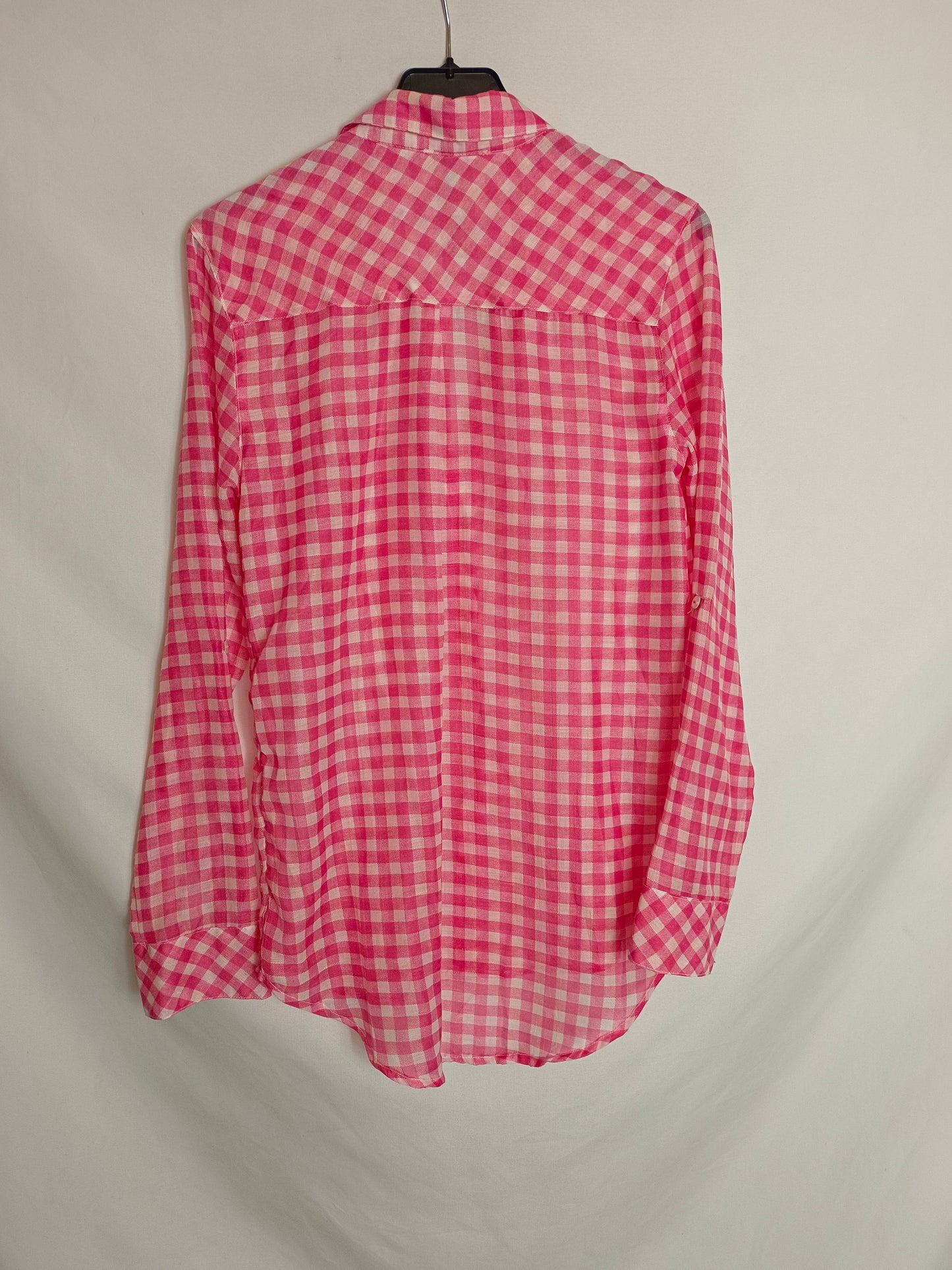 STRADIVARIUS. Blusa cuadros vichy T.s