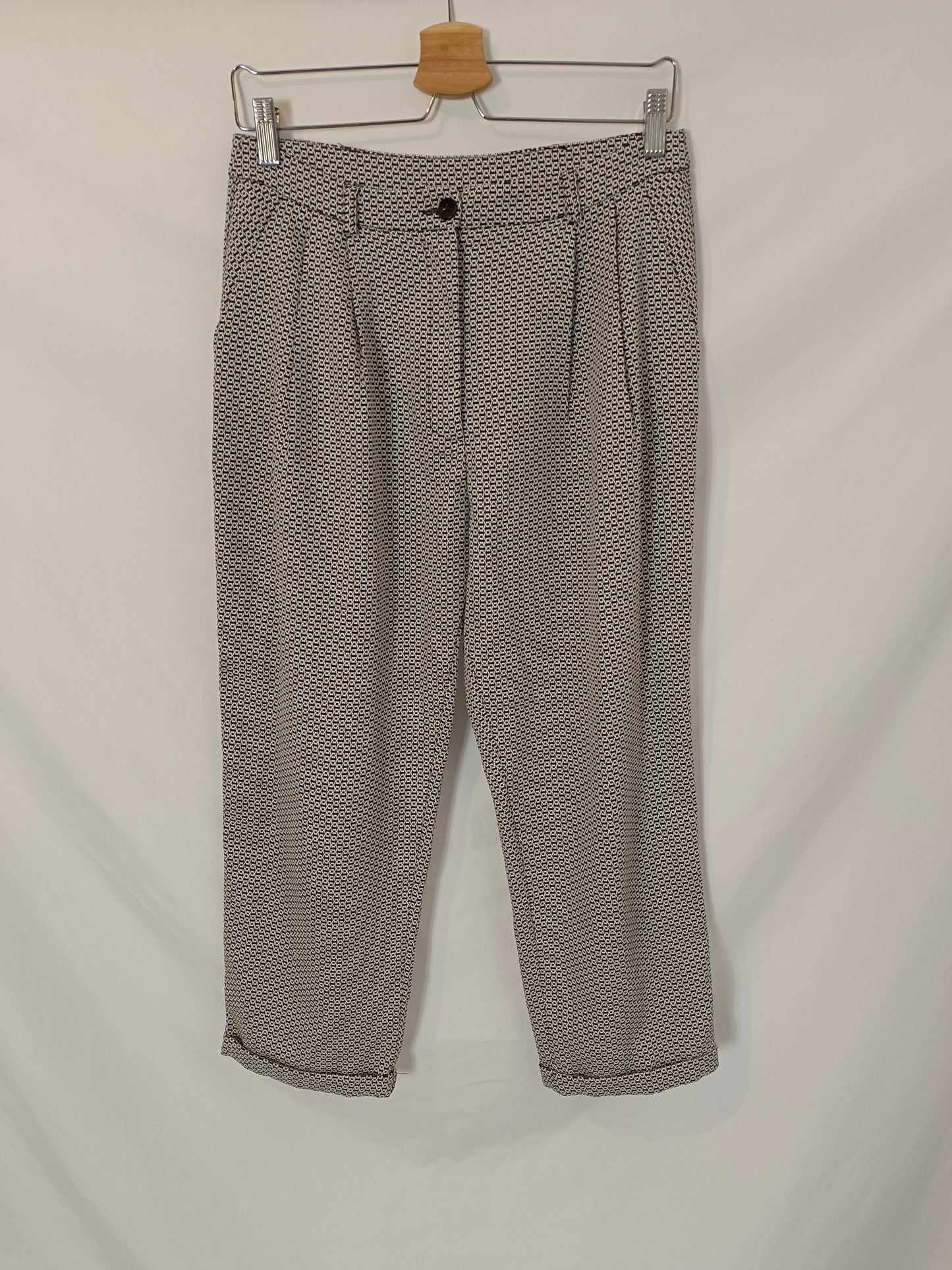 KING KONG. Printed pleated trousers TU(40)