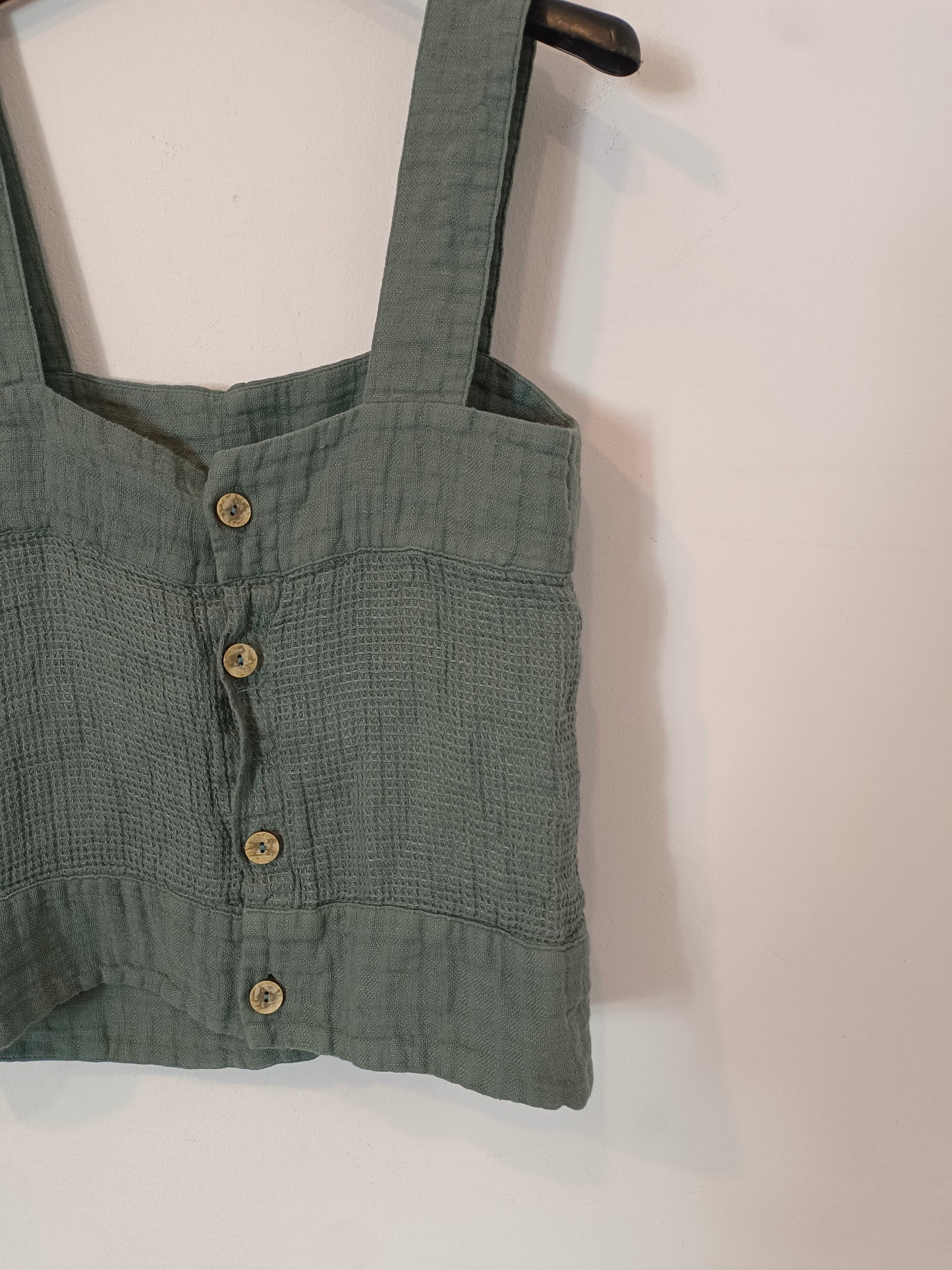 MI&CO. Top verde agua textura T.xs (s)