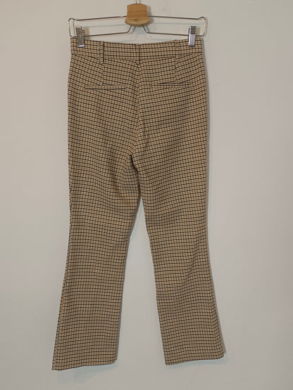 ZARA. Stretch checked trousers Ts