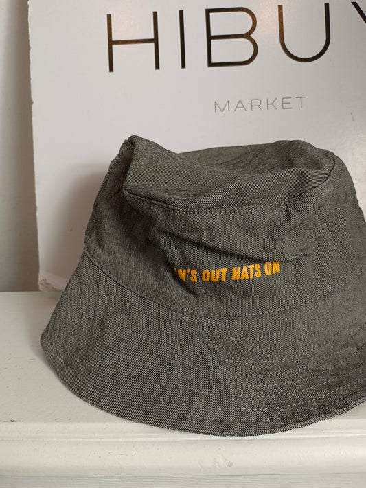 ARTWORK. Bucket gris jaspeado