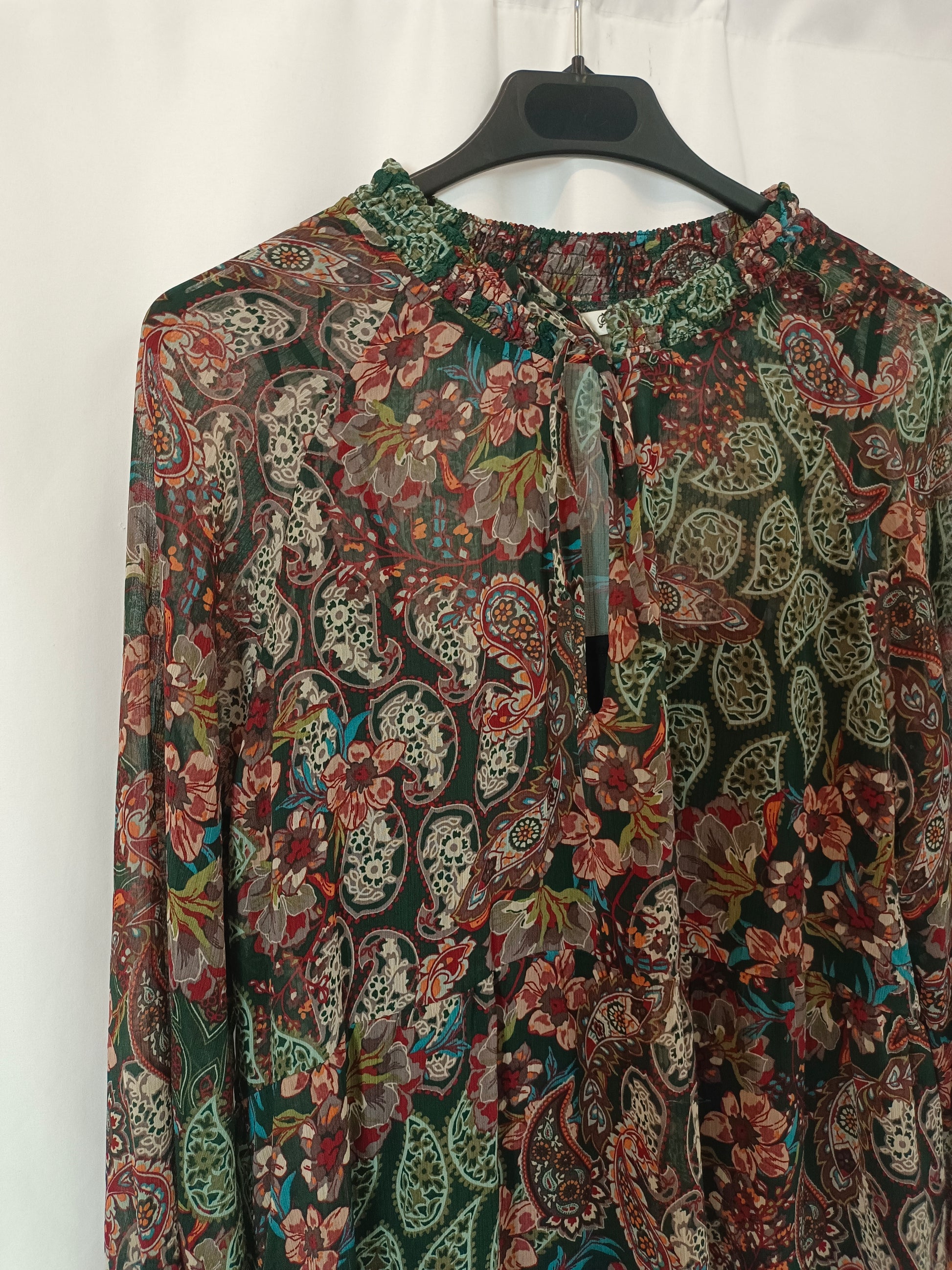 stradivarius green floral dress Stradivarius Day dress - green - (Pre-owned)