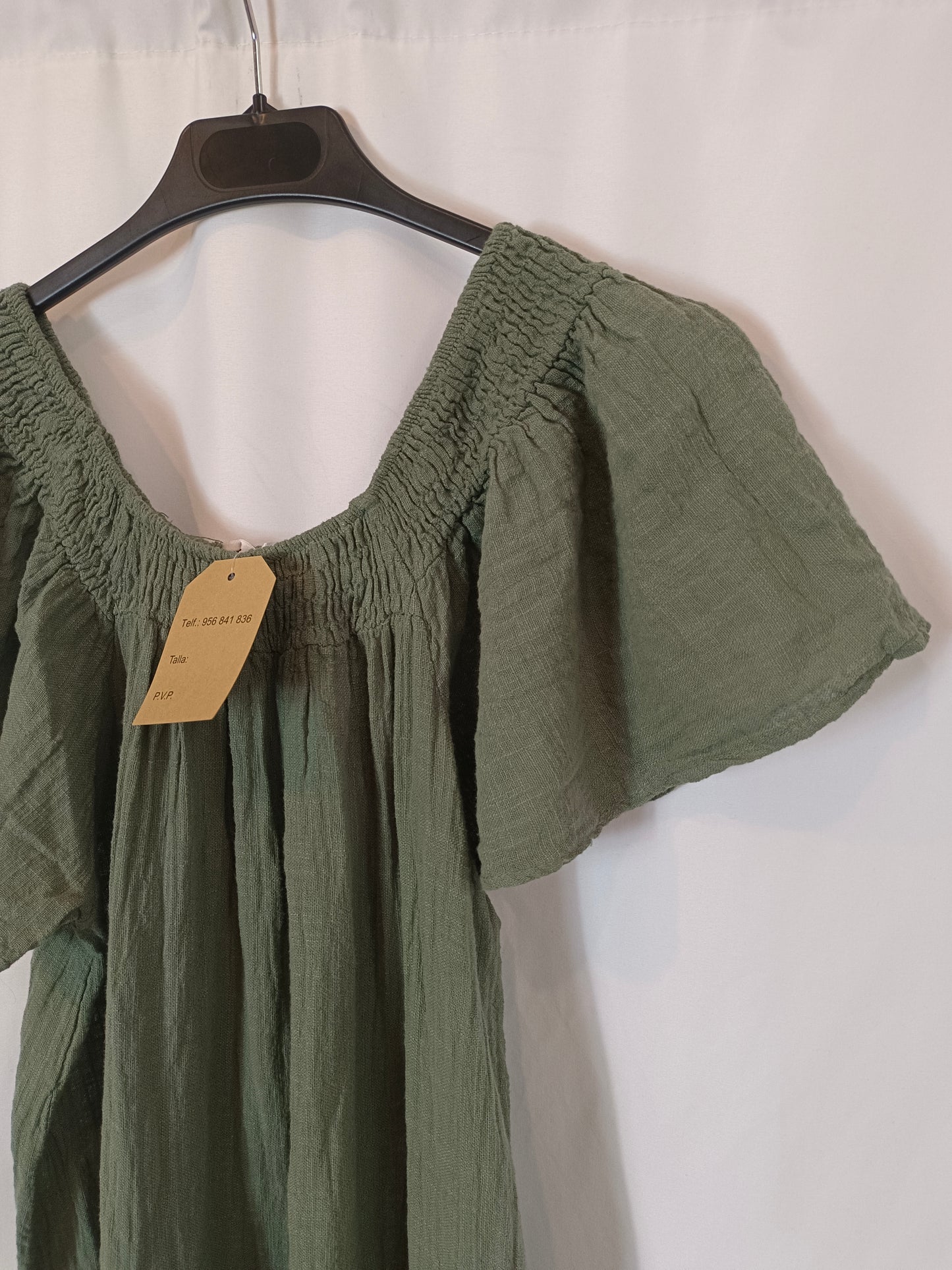MY CLOSET. Long green dress Ts/m