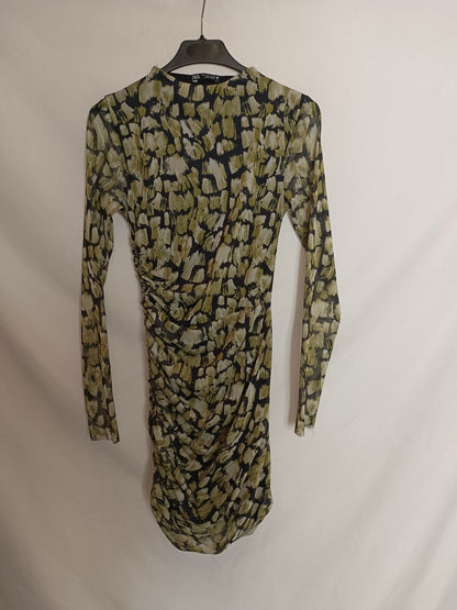 ZARA. Gathered tulle dress Ts