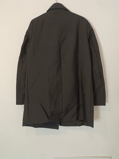 ZARA. Parka negra cruzada T.l(tara)