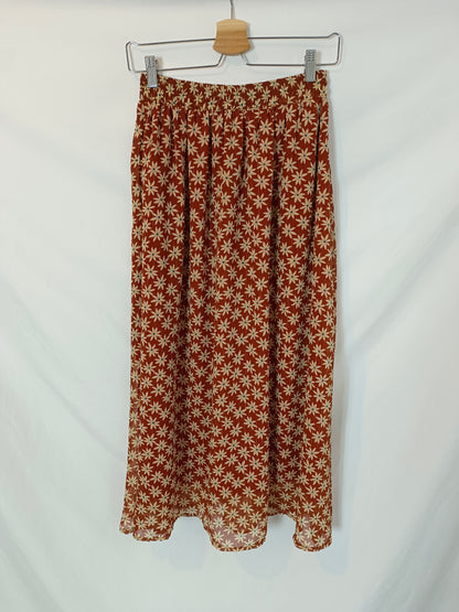 BEEBALM. flowy buttoned floral skirt T.1(s)