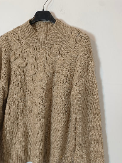 ANDAM. Jersey beige jaspeado T.38