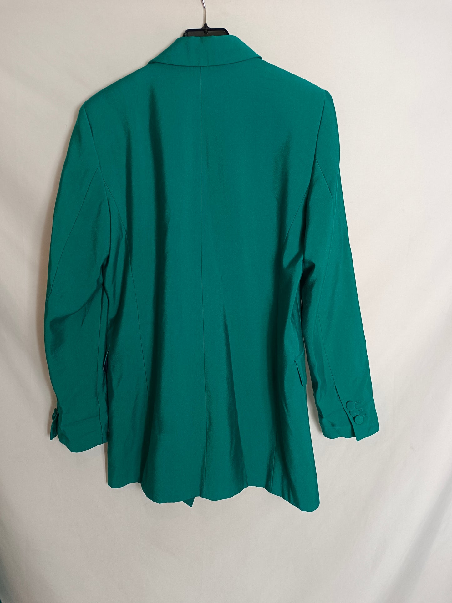 ZARA. Total look verde pantalón y blazer T.xs/s